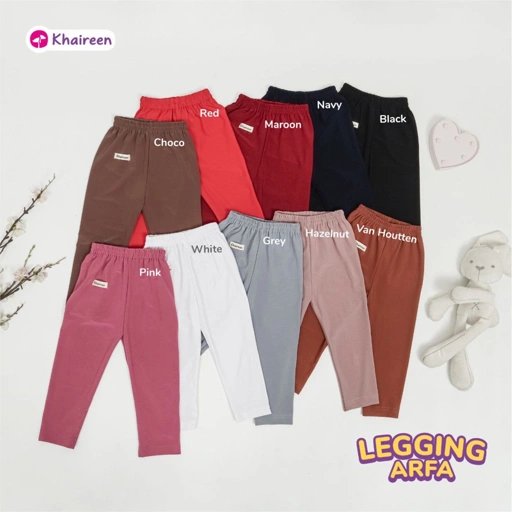 Image of KHAIREEN Legging Arfa (0-3 tahun) Legging Anak Jersey