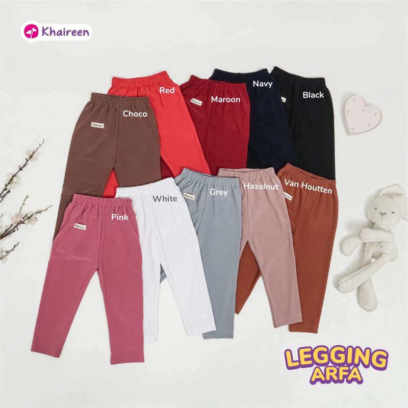 KHAIREEN Legging Arfa (0-3 tahun) Legging Anak Jersey