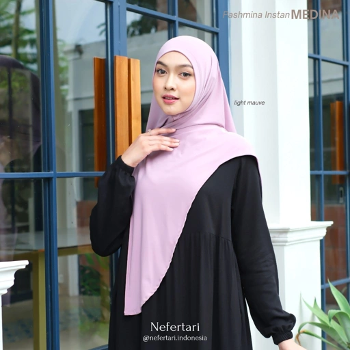 Image of NEFERTARI Pashmina Instan Medina Pashiman Jersey Dewasa Pashmina Instan Dewasa Pashmina Syari