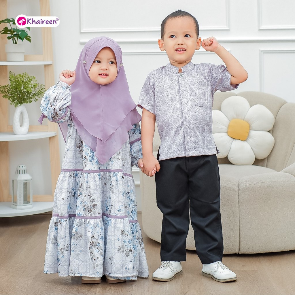 KHAIREEN Koko Naufal Gamis Naysila (0-10 tahun) Koko Gamis Anak Couple