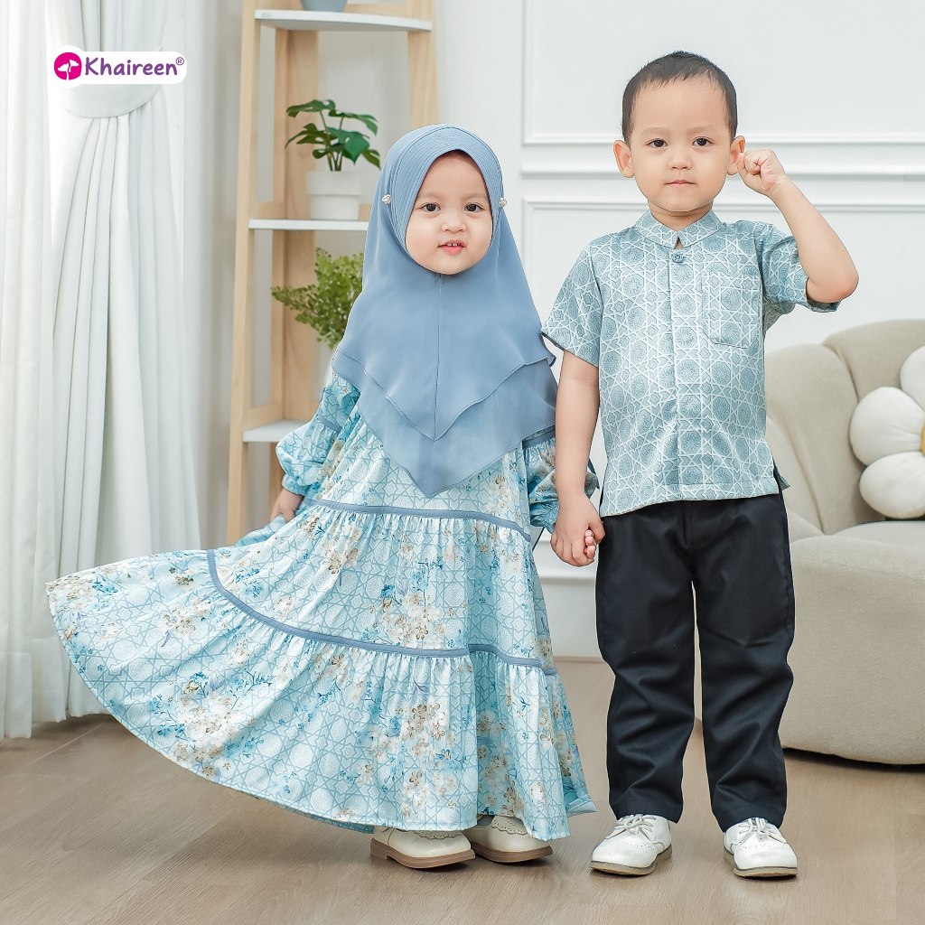 KHAIREEN Koko Naufal Gamis Naysila (0-10 tahun) Koko Gamis Anak Couple
