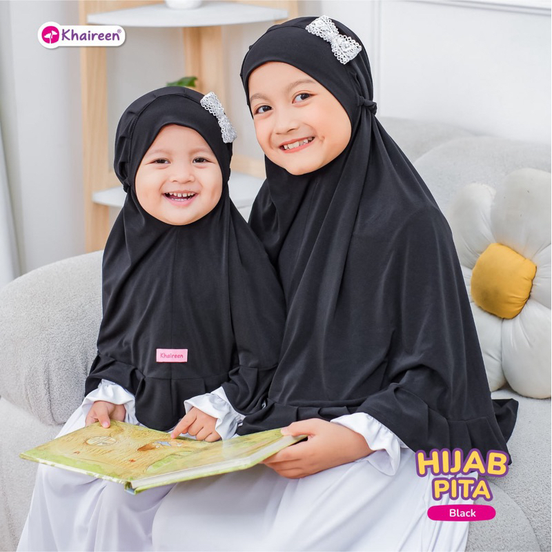 KHAIREEN Hijab Pita (Etalase 1) Jilbab Instan Jersey Daily Syari Anak Bayi Balita TK