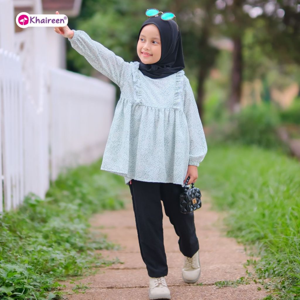 KHAIREEN Amara One Set (0-9 Tahun) Setelan Anak Perempuan One Set Anak Perempuan
