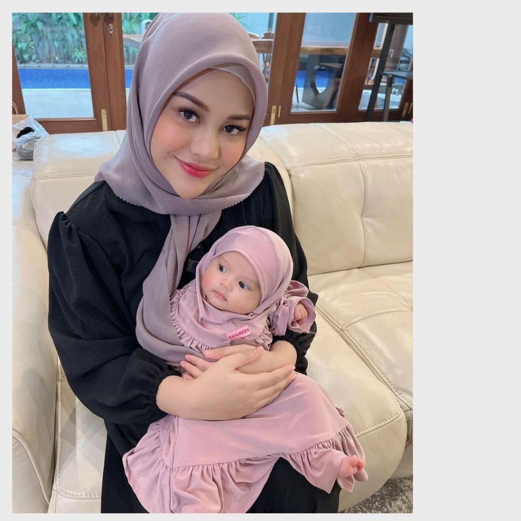 KHAIREEN Gamis Ameena (0-8 tahun) Gamis Anak Kaos Jersey Premium Adem Baby Ameena Amina