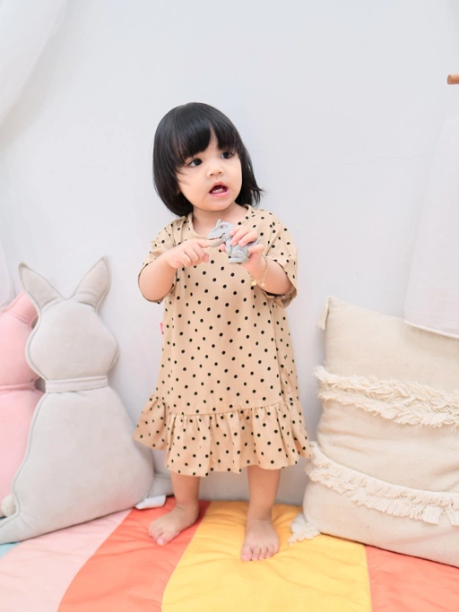 Image of KHAIREEN Cotton Home Dress (0-9 Tahun) Homedress Daster Rumhan Piyama Anak Adem Katun