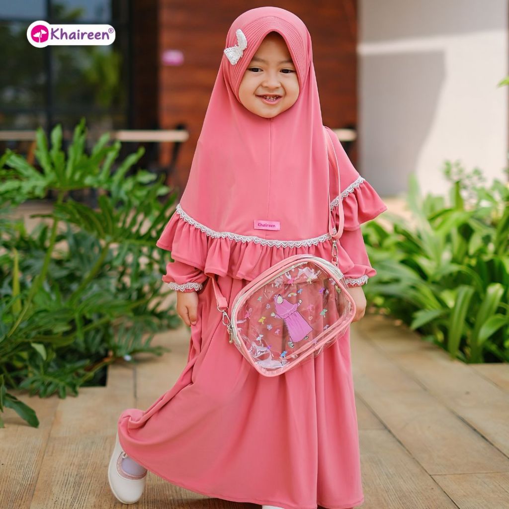 KHAIREEN Gamis Awa (0-10 Tahun ) Gamis Anak Polos Gamis Bayi Abaya Anak Baju Muslim Anak Polos