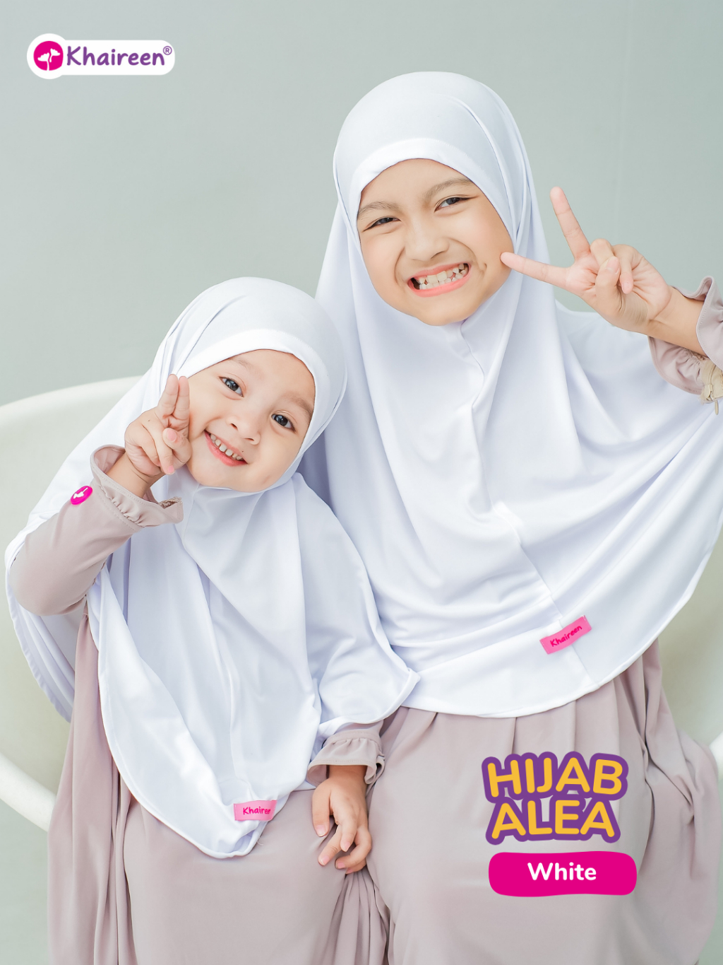 KHAIREEN Hijab Alea (1-10 tahun) Hijab Instan Syari Anak Bayi Balita1 2 3 4 5 6 7 tahun Jersey premium Adem Jilbab Khimar Anak Daily Harian Simple Syari Non Pad Lembut Baby Kids Friendly