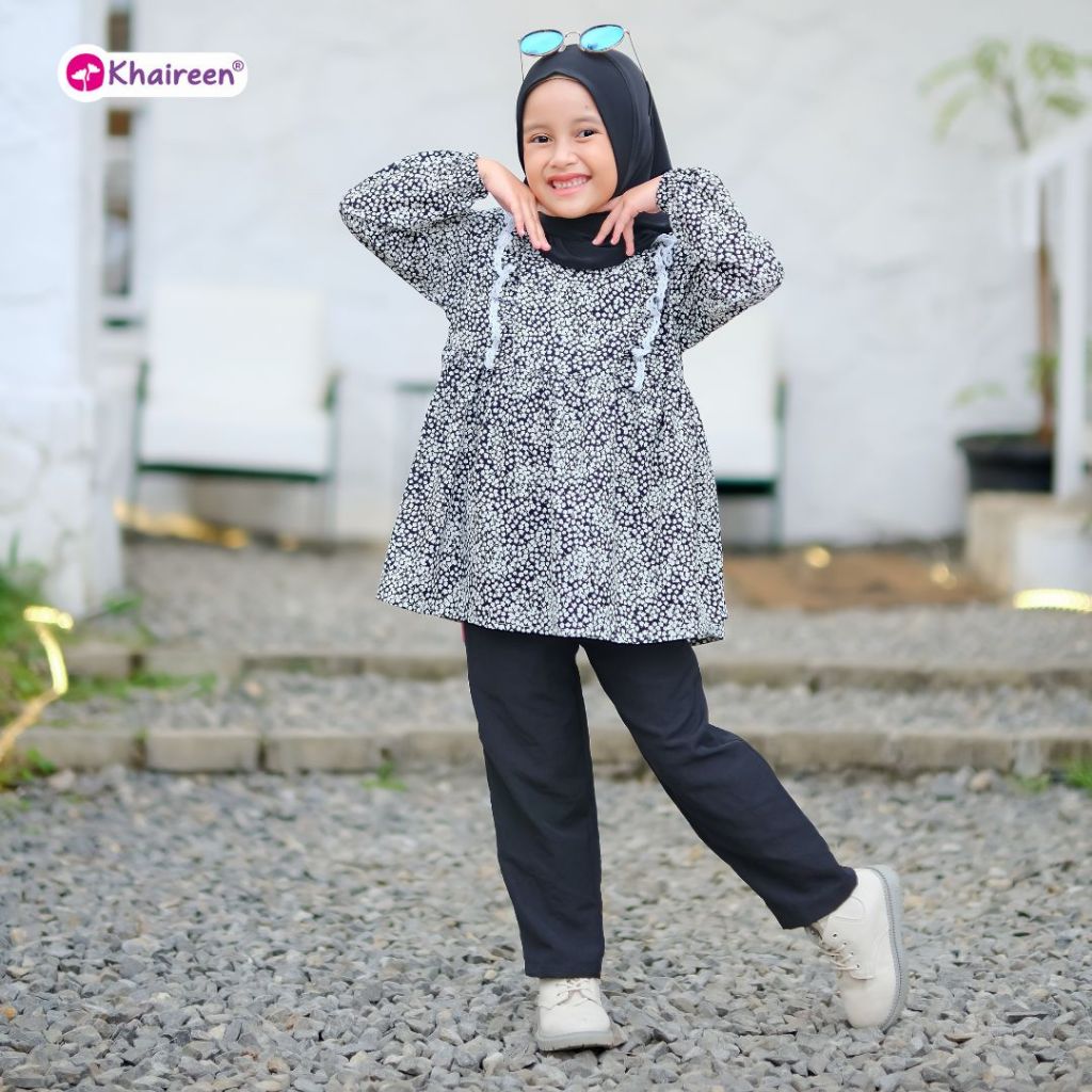 KHAIREEN Amara One Set (0-9 Tahun) Setelan Anak Perempuan One Set Anak Perempuan