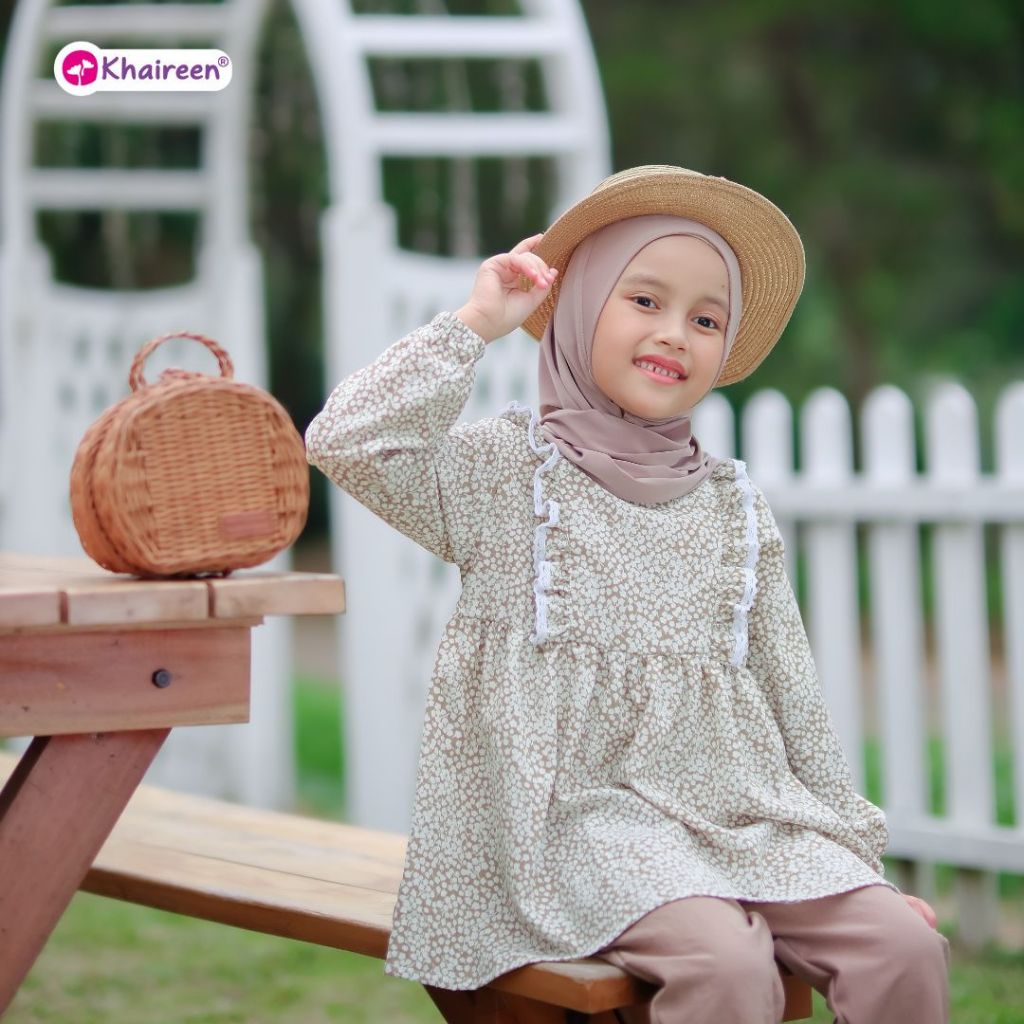 KHAIREEN Amara One Set (0-9 Tahun) Setelan Anak Perempuan One Set Anak Perempuan