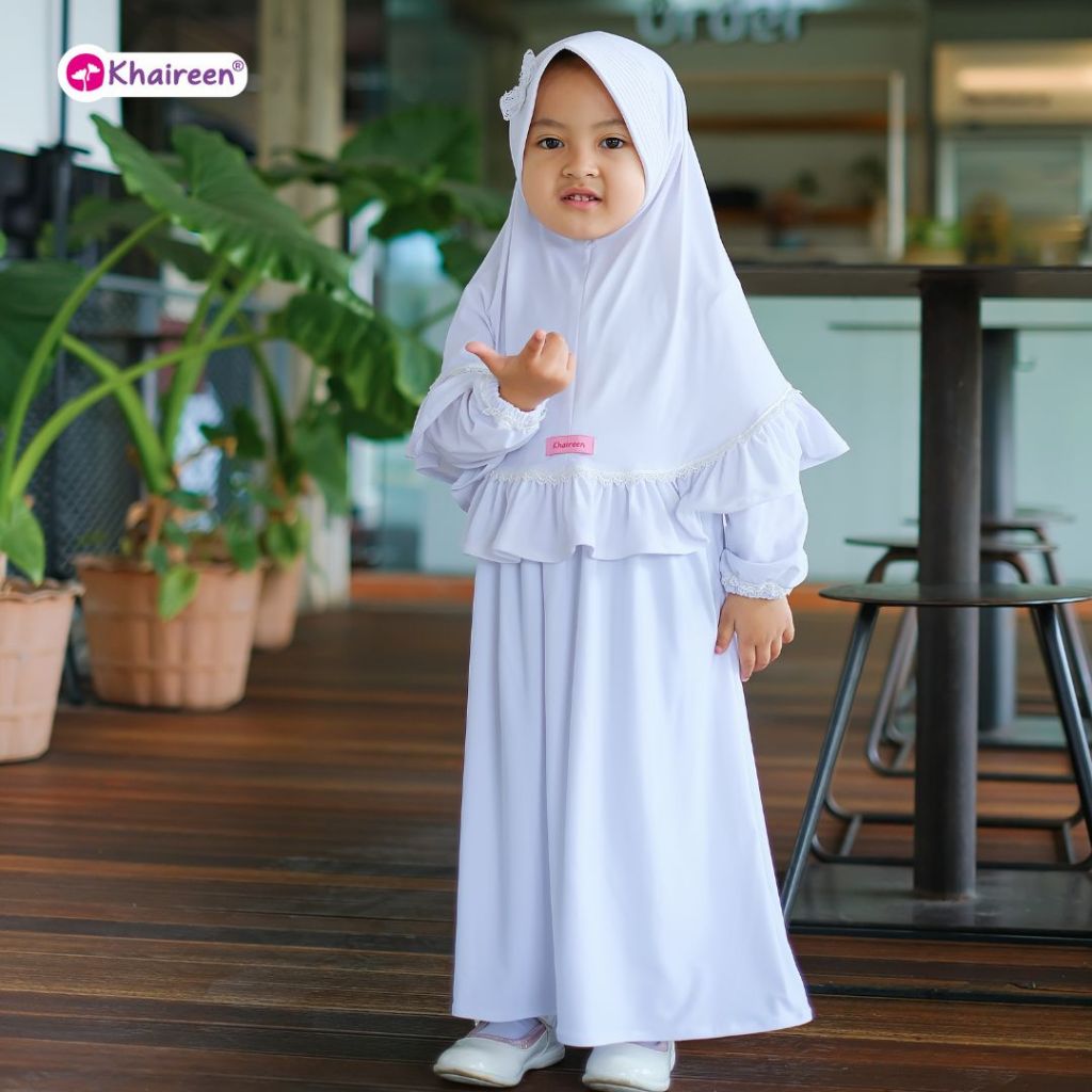 KHAIREEN Gamis Awa (0-10 Tahun ) Gamis Anak Polos Gamis Bayi Abaya Anak Baju Muslim Anak Polos