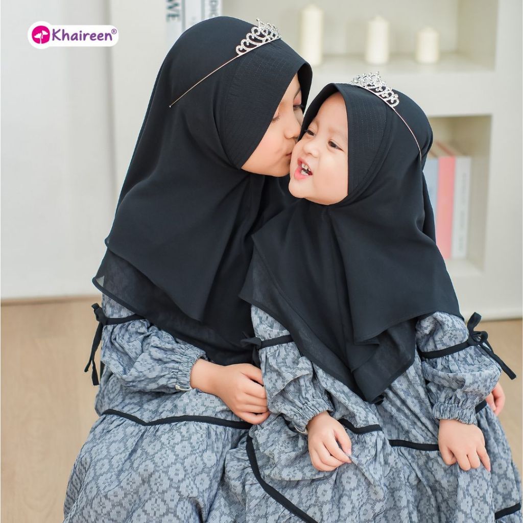 KHAIREEN Gamis Faiqa (0-12 Tahun) Gamis Anak Motif Gamis Anak Set Hijab Gamis Pesta