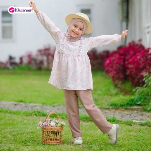 KHAIREEN Amara One Set (0-9 Tahun) Setelan Anak Perempuan One Set Anak Perempuan