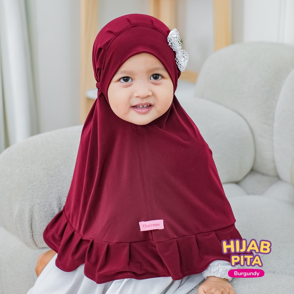 KHAIREEN Hijab Pita (Etalase 1) Jilbab Instan Jersey Daily Syari Anak Bayi Balita TK