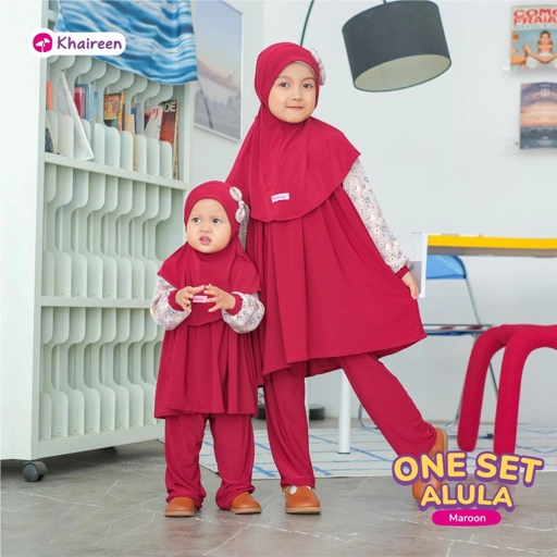 Image of KHAIREEN One Set Alula (0-10 Tahun) One Set Anak Set Hijab