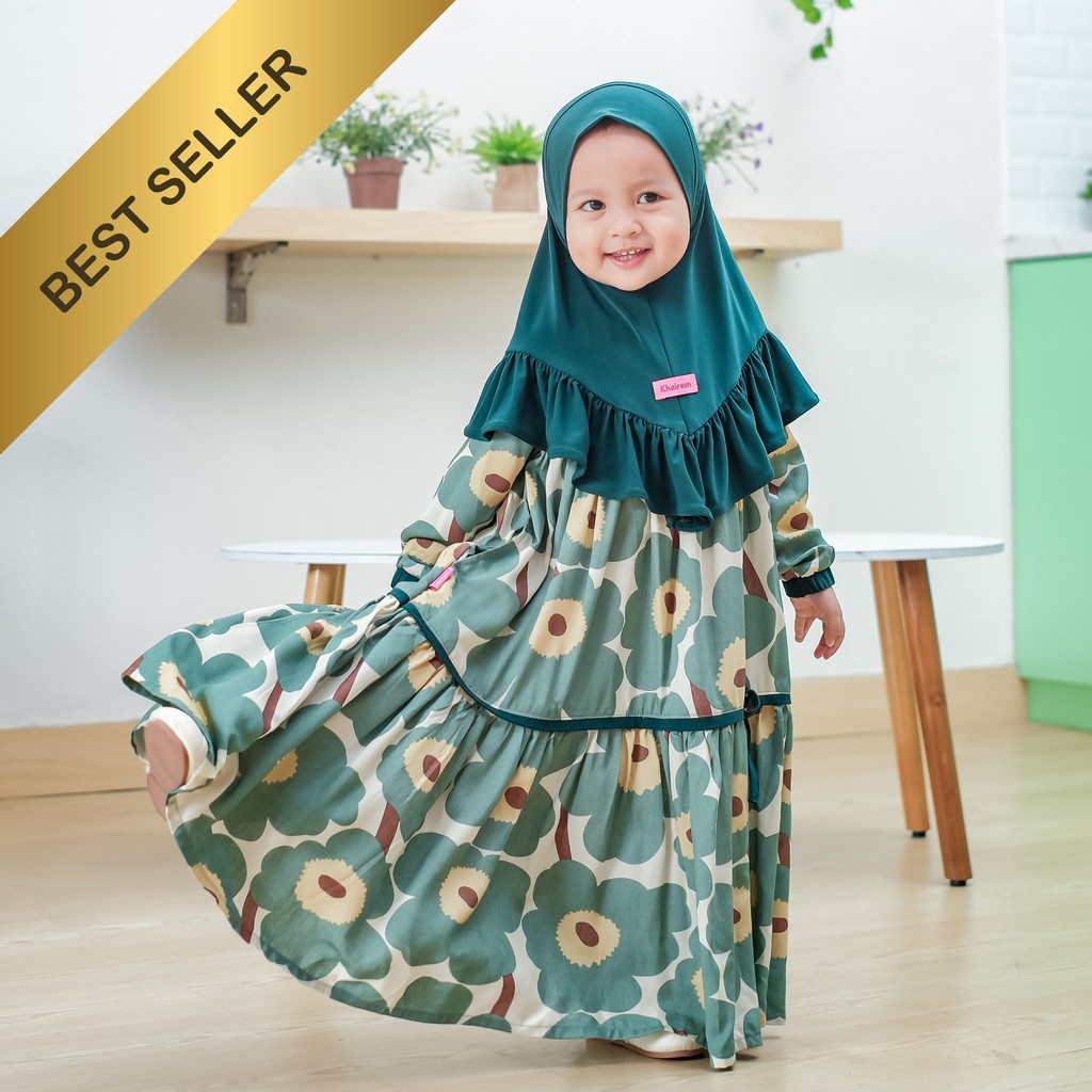 KHAIREEN Gamis Khairina (Etalase 2) Gamis Anak Gamis Anak Rayon Motif Gamis Bayi Balita Gamis Aqiqah Gamis Anak Katun