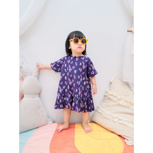 Image of KHAIREEN Cotton Home Dress (0-9 Tahun) Home Dress Anak Adem Katun