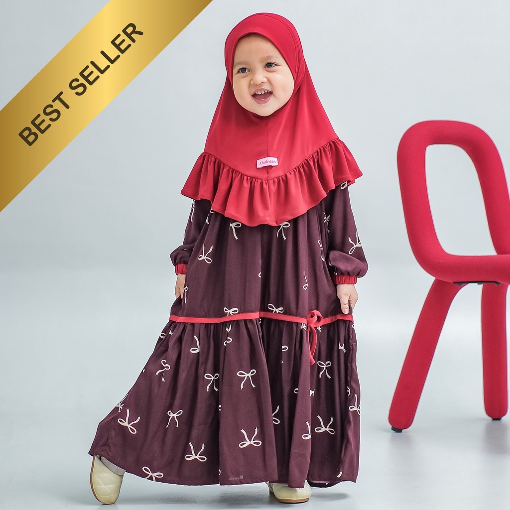 KHAIREEN Gamis Khairina (Etalase 2) Gamis Anak Gamis Anak Rayon Motif Gamis Bayi Balita Gamis Aqiqah Gamis Anak Katun
