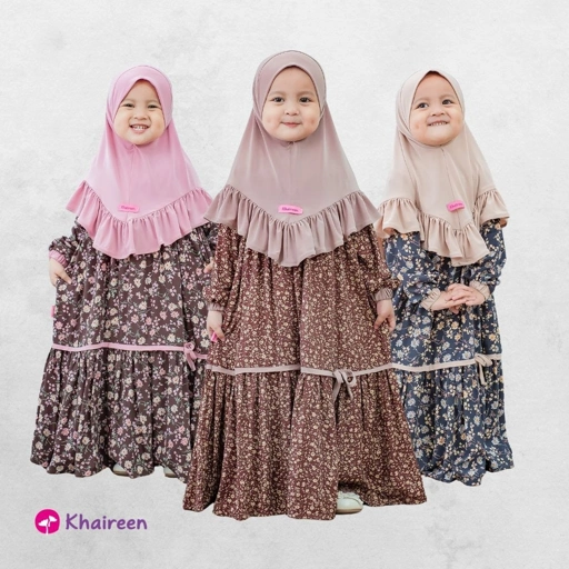 Image of KHAIREEN Gamis Khairina (Etalase 1) Gamis Anak Gamis Anak Rayon Motif Gamis Bayi Balita Gamis Aqiqah
