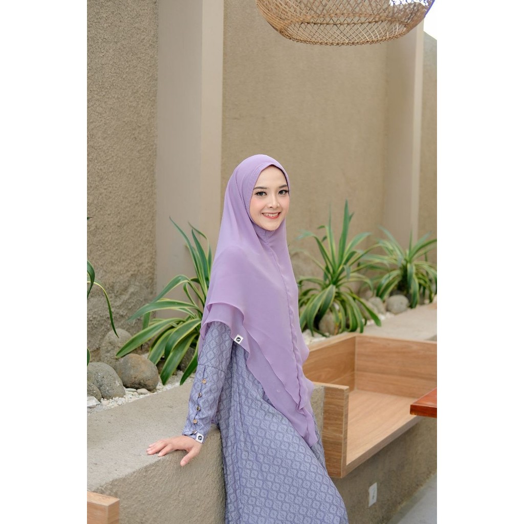 KHAIREEN Khimar Faliza Khimar Dewasa Formal Khimar Dewasa Lebaran Khimar Ceruti Dewasa Khimar Ceruti Layer