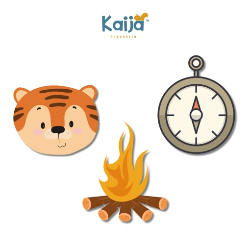 Image of PIN Acrylic Animals And Camp