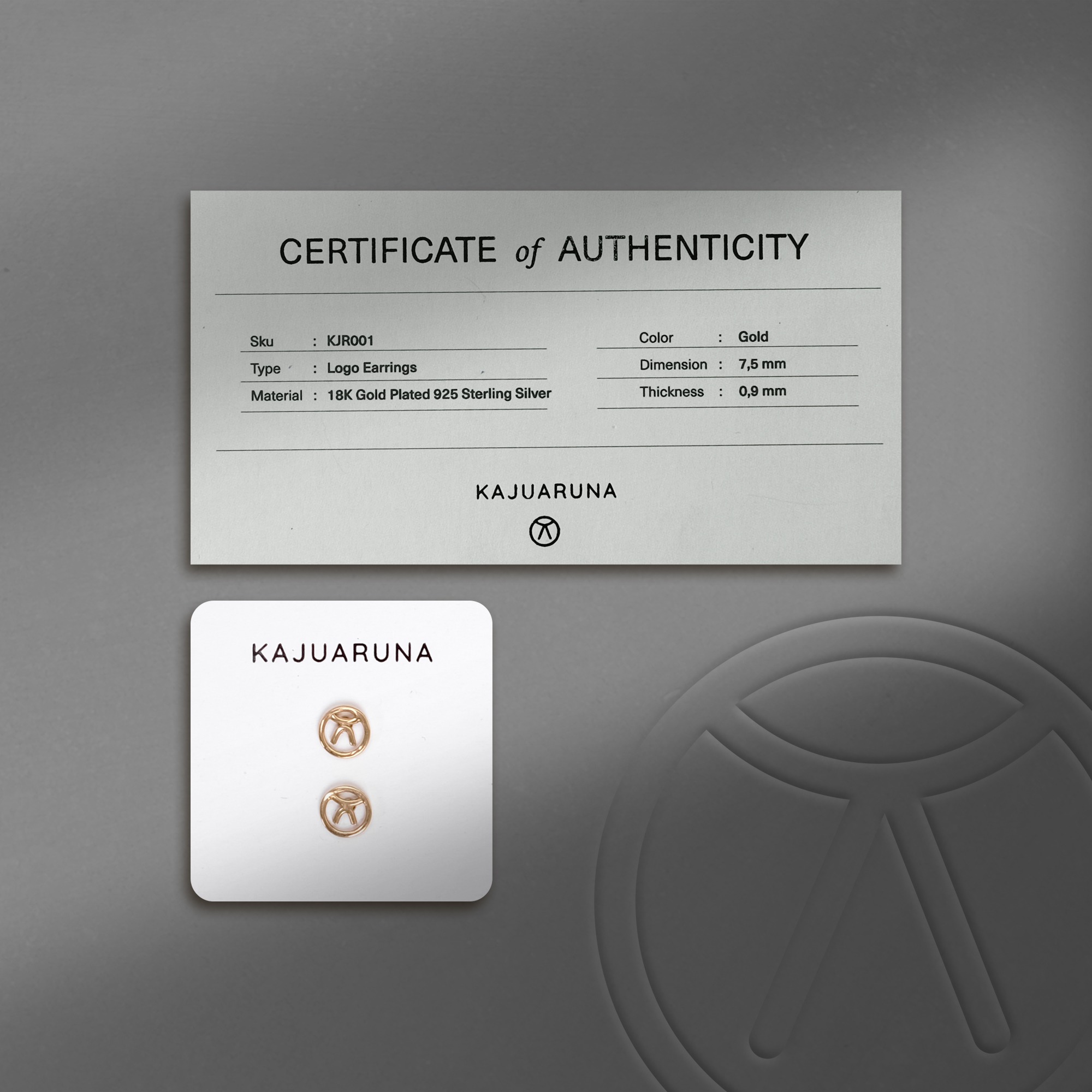 Logo Earrings