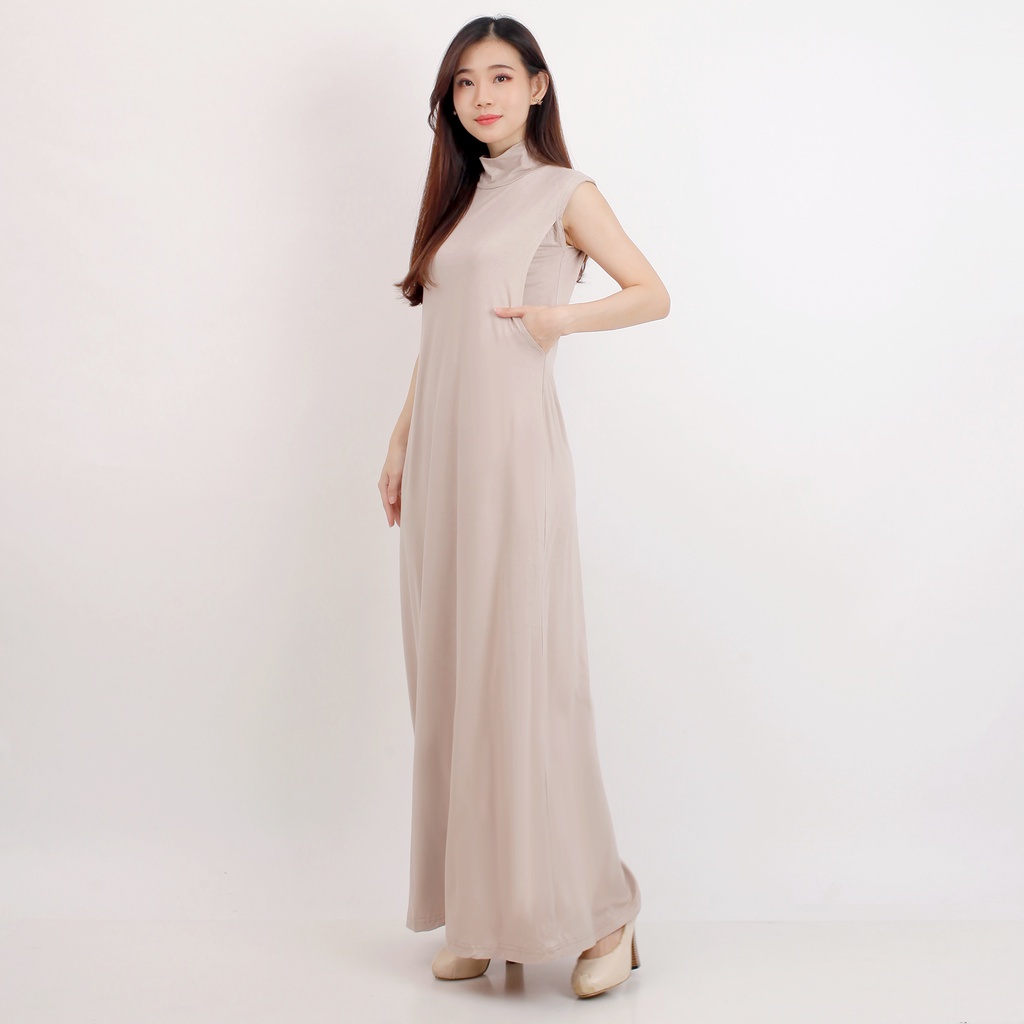 Highneck Tanktop Dress Busui Small Size (Nursing Inner Dress Small Size)