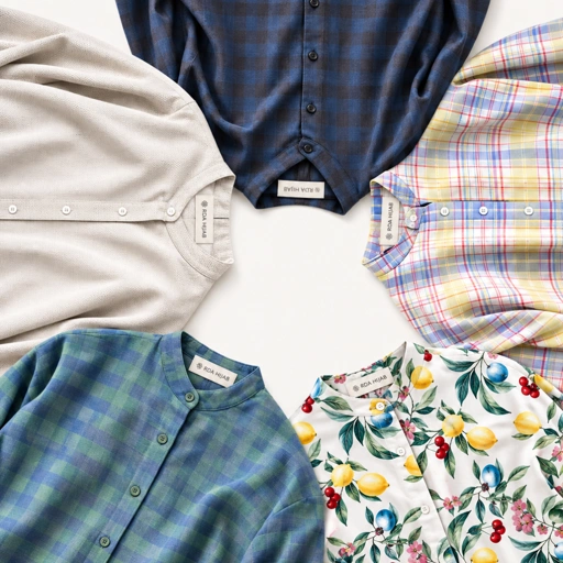 Sada Pattern Oversized Shirt