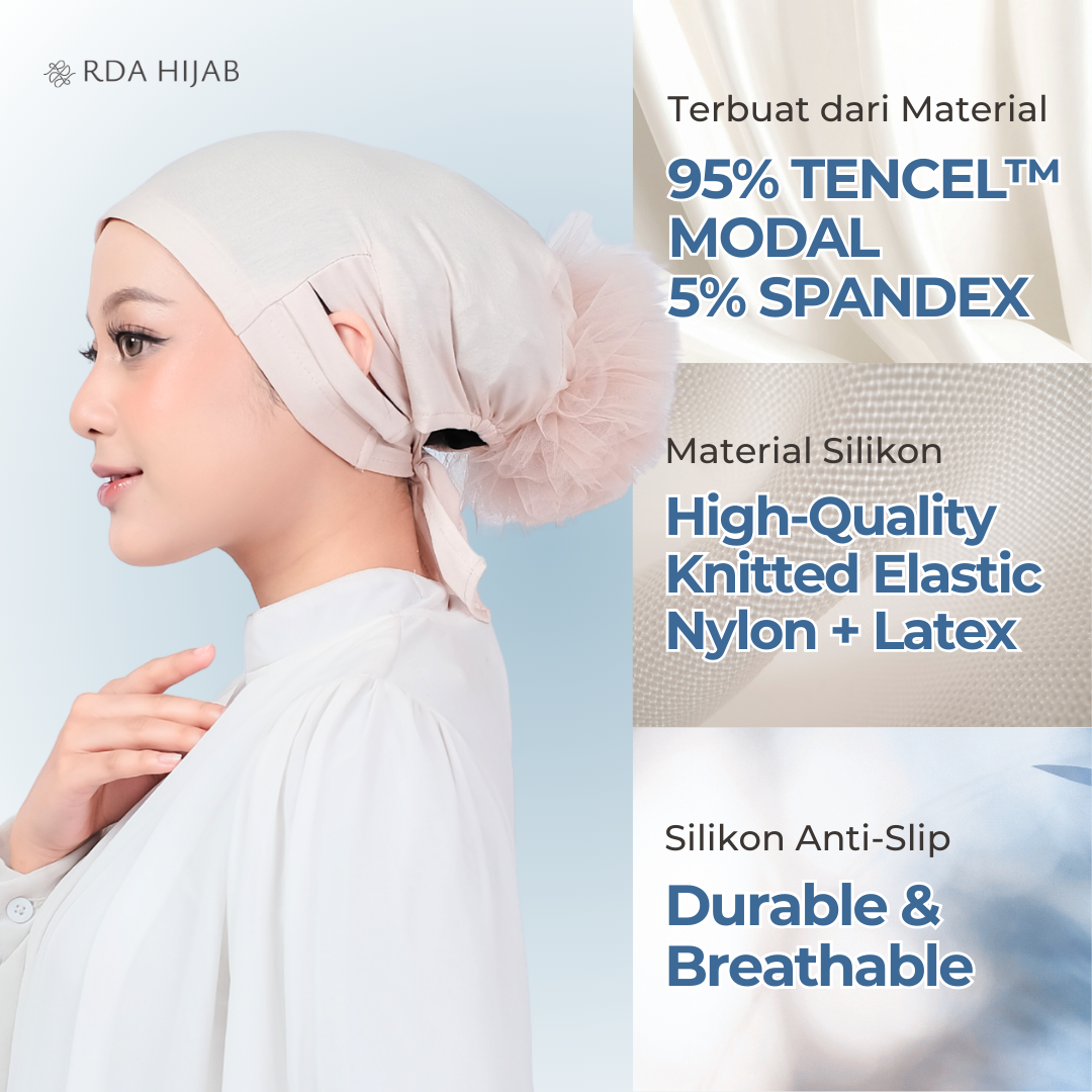 Ciput Cepol Silikon TENCEL Anti Slip (TENCEL Silicone Bun Inner Cap)