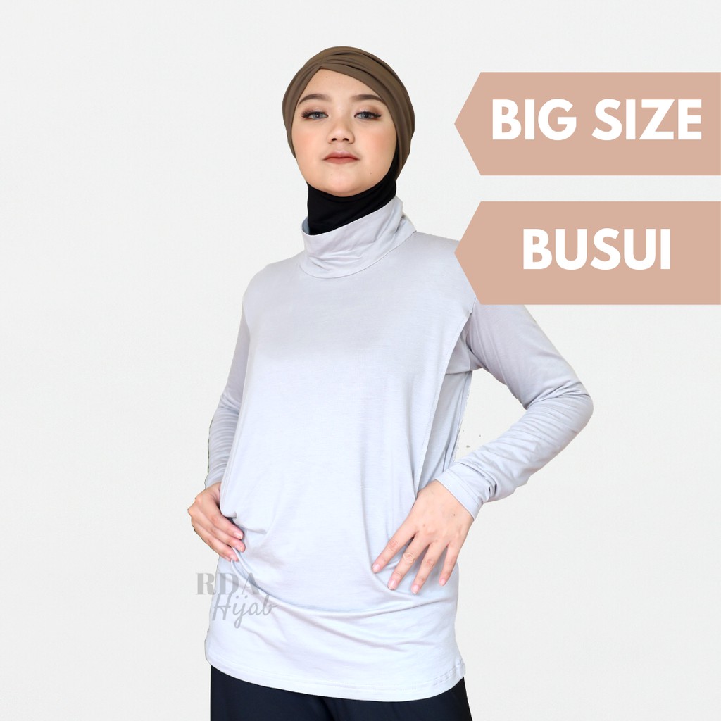 Highneck Longsleeves Busui Big Size (LONGSLEEVE INNER WITH NURSING ACCESS – ALL SIZE BIG FIT)