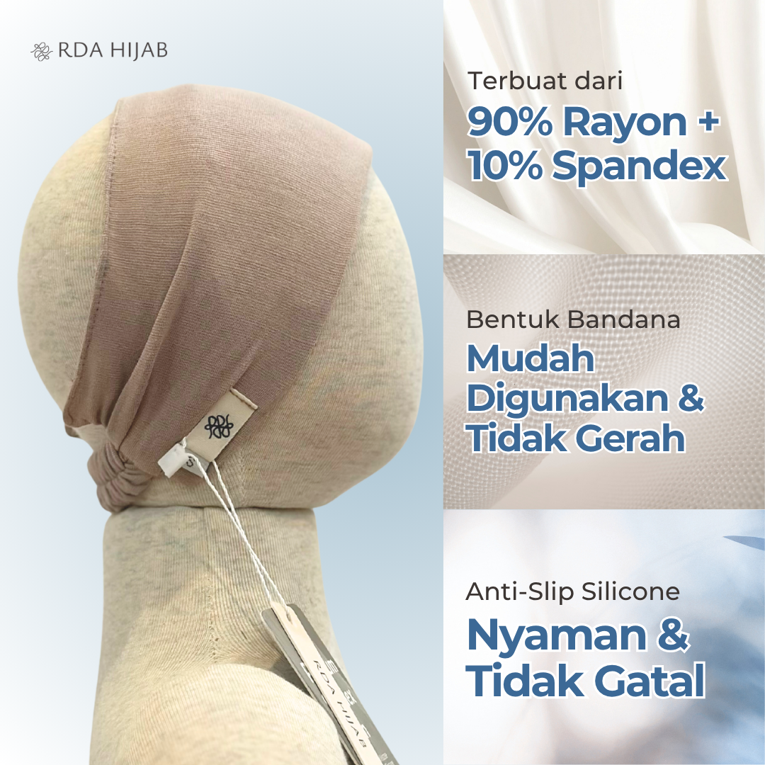 Kids Bandana Anti Slip Undercap (Ciput Bandana Anak)