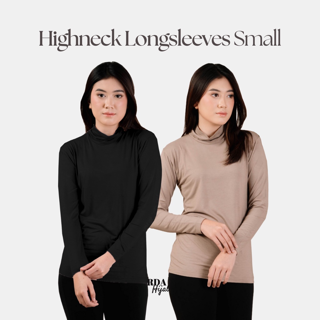 Highneck Longsleeves Small Size | Manset Inner Dalaman Mangset Tangan Lengan Panjang Premium Katun Nyaman Adem Menyerap Keringat
