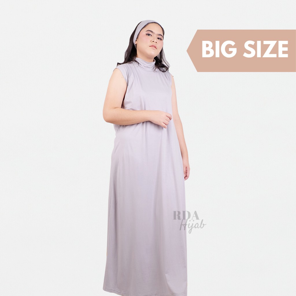 Highneck Tanktop Dress Big Size