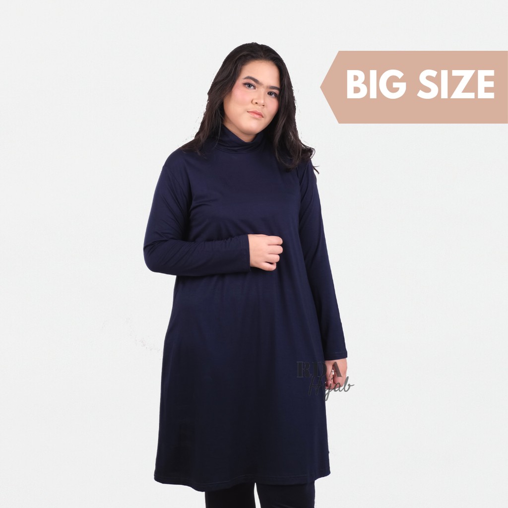Highneck Longsleeves Tunik Big Size