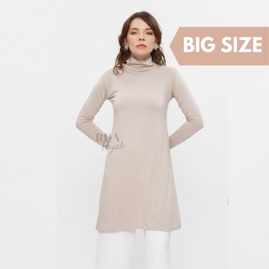Highneck Longsleeves Tunik Big Size
