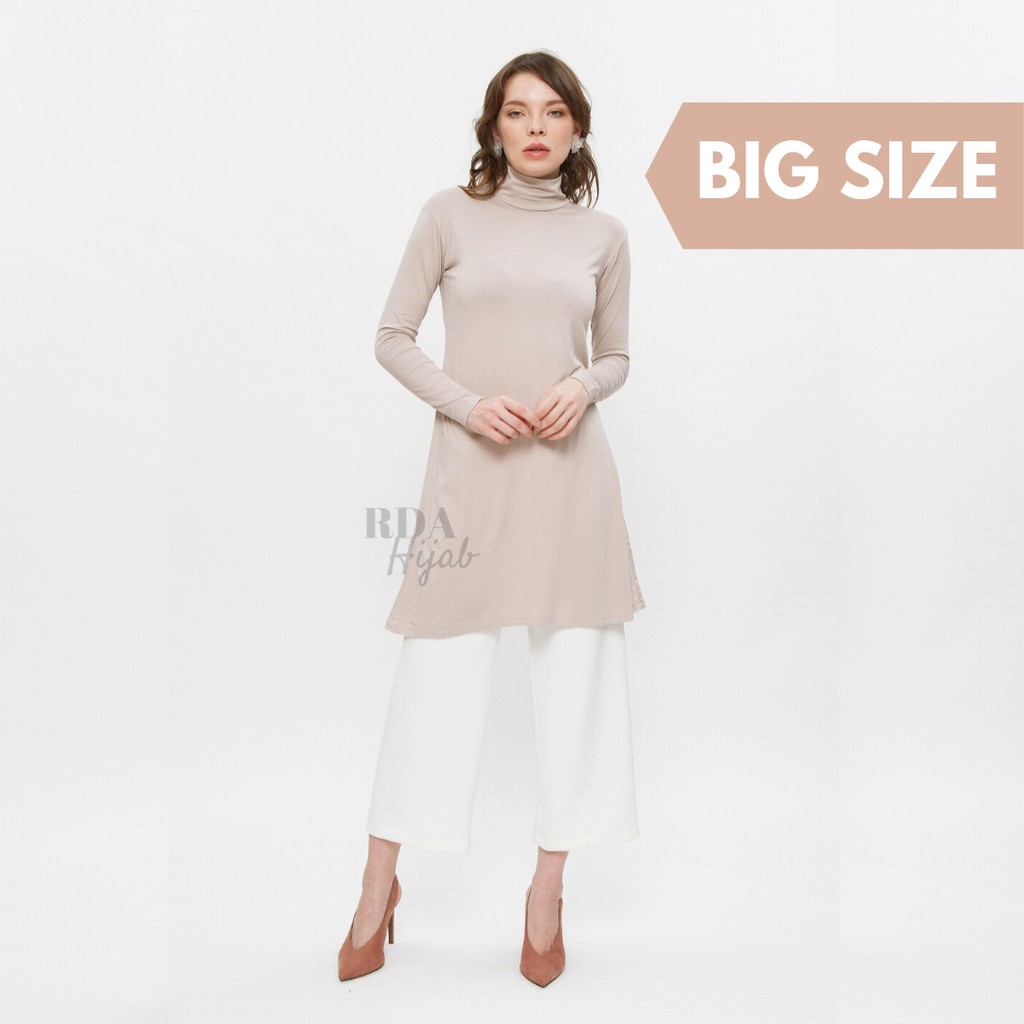 Highneck Longsleeves Tunik Big Size