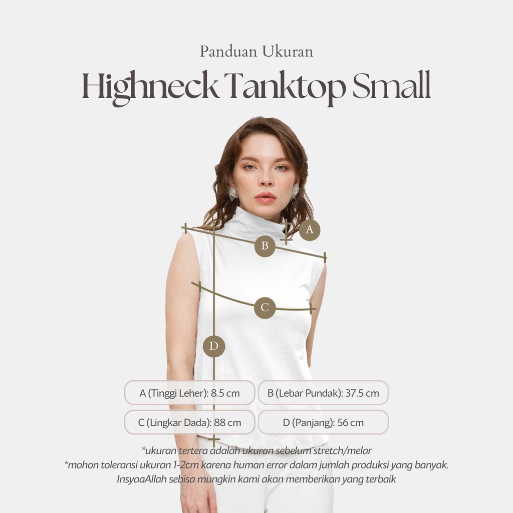 Highneck Tanktop Small Size