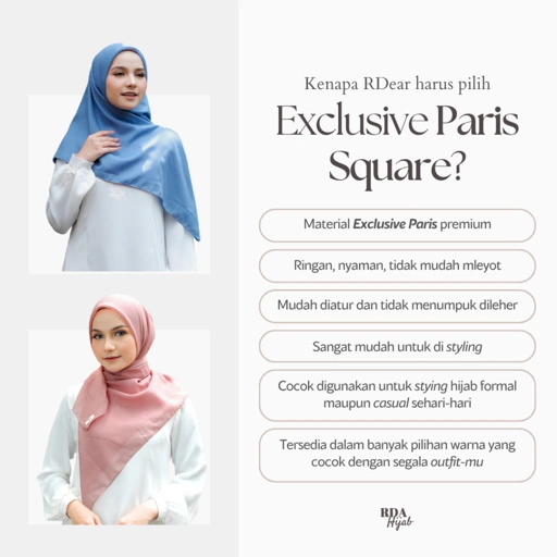 Image of Exclusive Paris Square Hijab