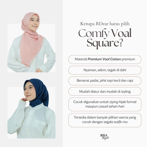 Image of Comfy Voal Square Hijab