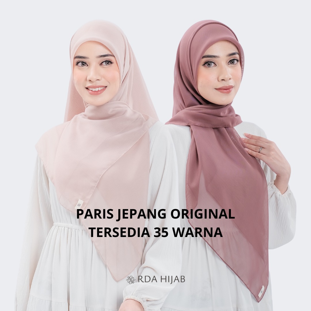 Paris Jepang Original Square Hijab (Paris Japan Original Square Hijab)
