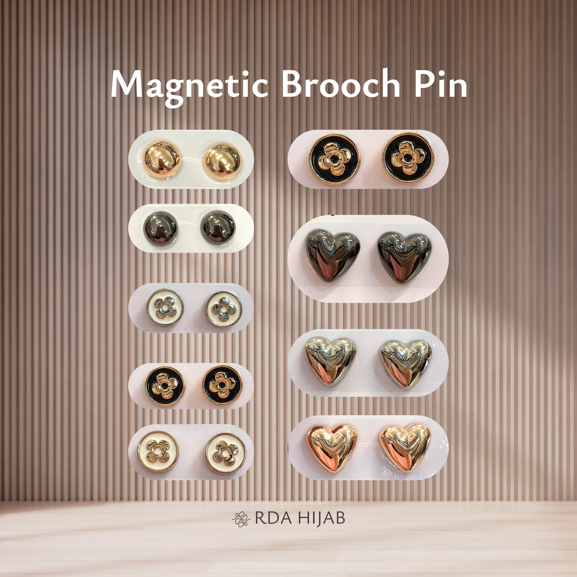 Magnetic Brooch Pin No Snag