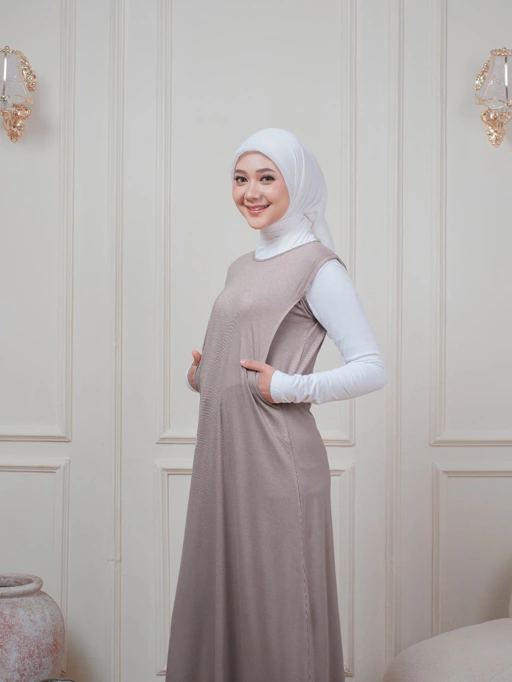 Image of Tanktop Dress Busui Leher Pendek Small Size