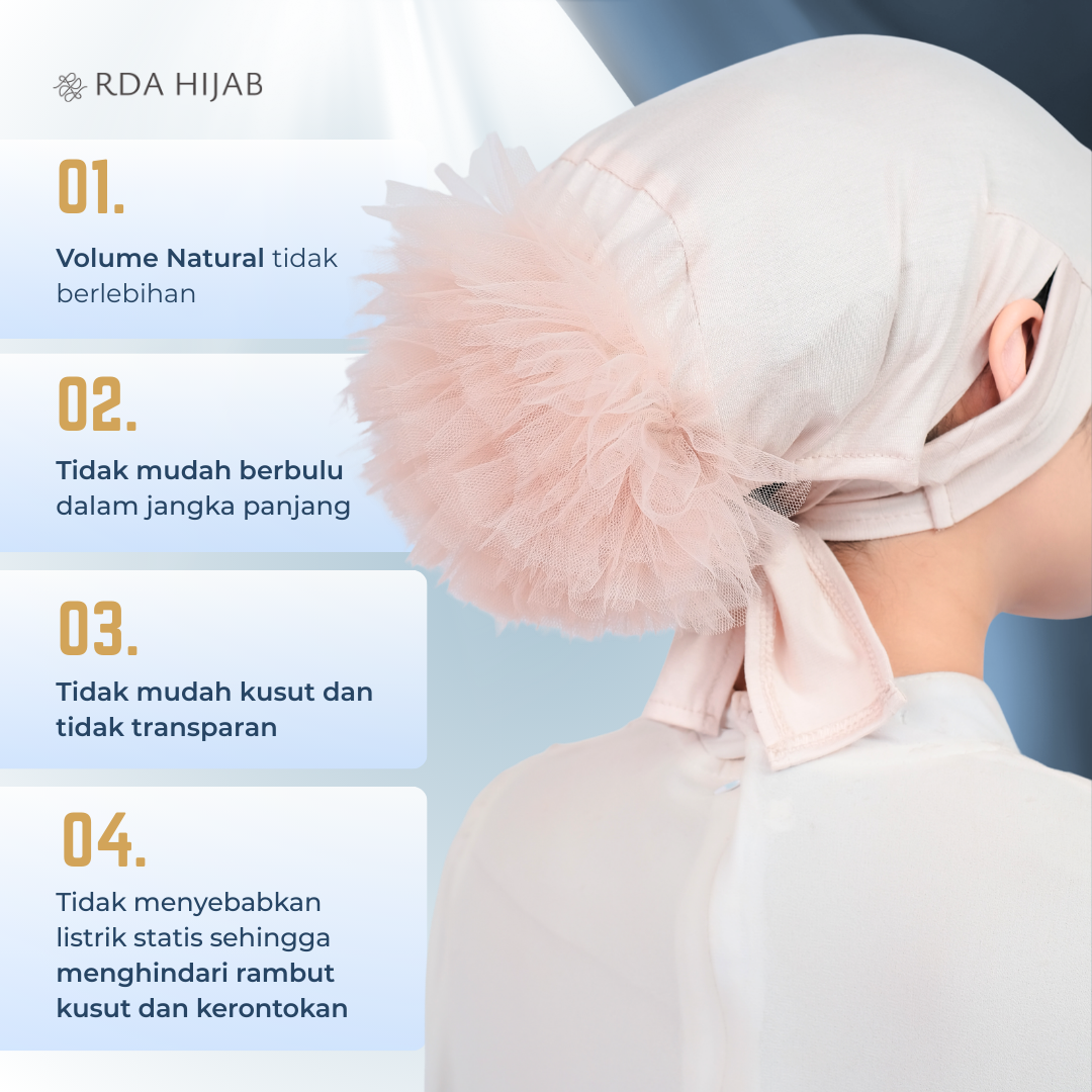 Ciput Cepol Silikon TENCEL Anti Slip (TENCEL Silicone Bun Inner Cap)
