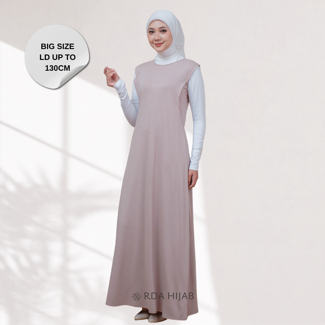Tanktop Dress Leher Pendek Busui Big Size (NURSING TANKTOP DRESS SHORT NECK BIG SIZE)