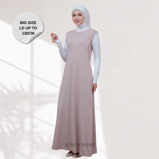 Image of Tanktop Dress Leher Pendek Busui Big Size