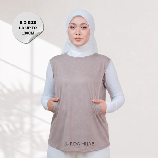Image of Tanktop Leher Pendek Busui Big Size