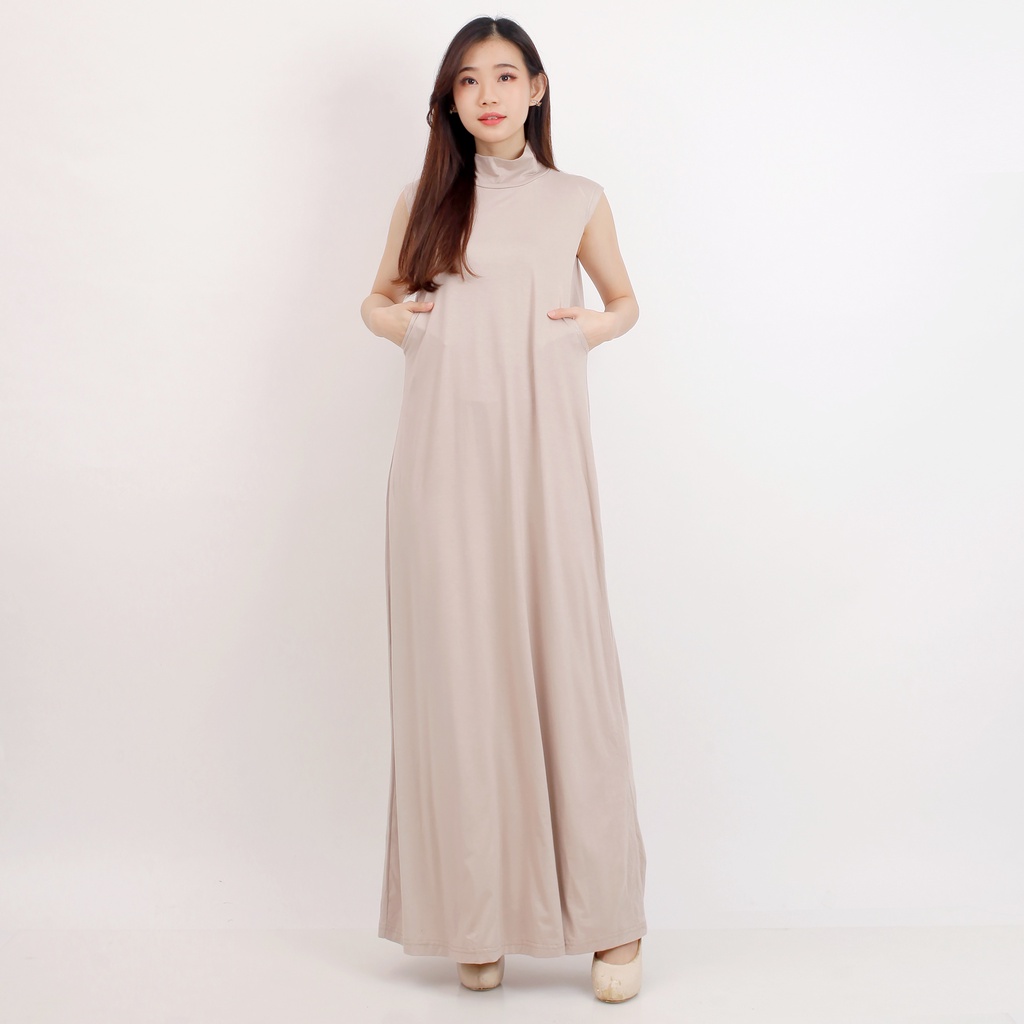 Highneck Tanktop Dress Busui Small Size (Nursing Inner Dress Small Size)
