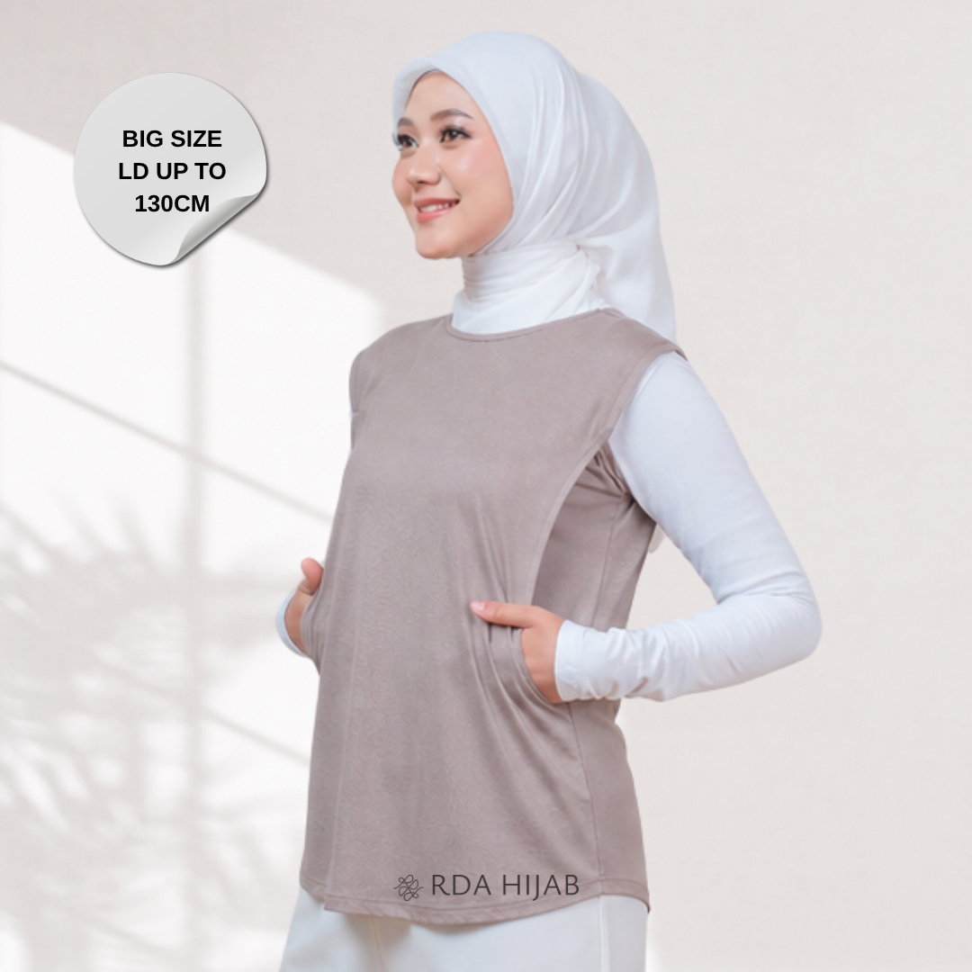 Tanktop Leher Pendek Busui Big Size (NURSING TANKTOP SHORT NECK BIG SIZE))
