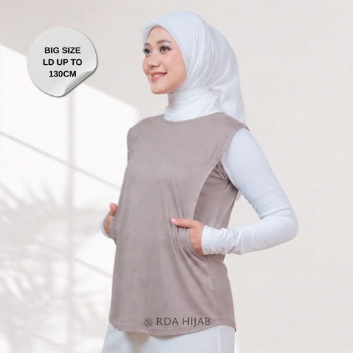Image of Tanktop Leher Pendek Busui Big Size