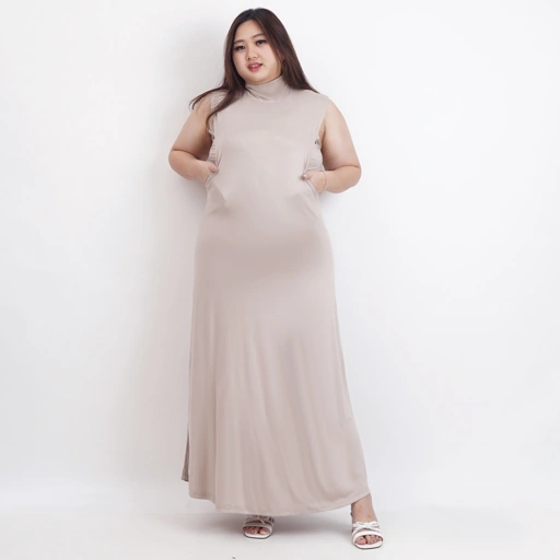 Highneck Tanktop Dress Busui Big Size ( Nursing Inner Dress Big Size)