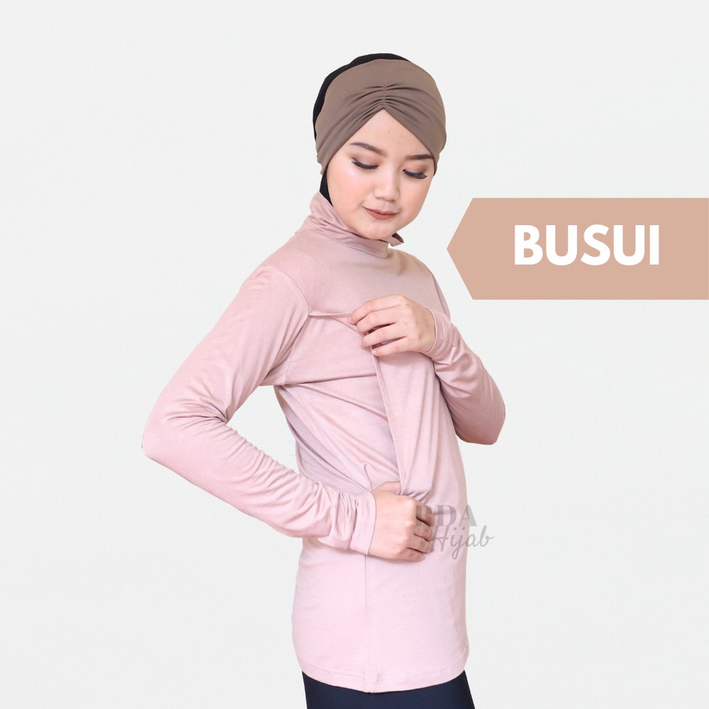 Highneck Longsleeves Busui Small Size (LONGSLEEVE INNER WITH NURSING ACCESS – ALL SIZE (SMALL FIT))